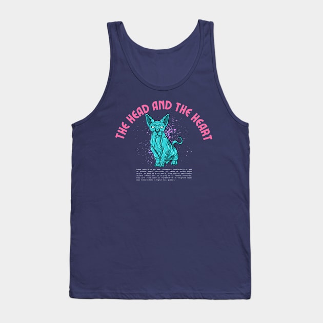 the head and the heart Tank Top by Oks Storee